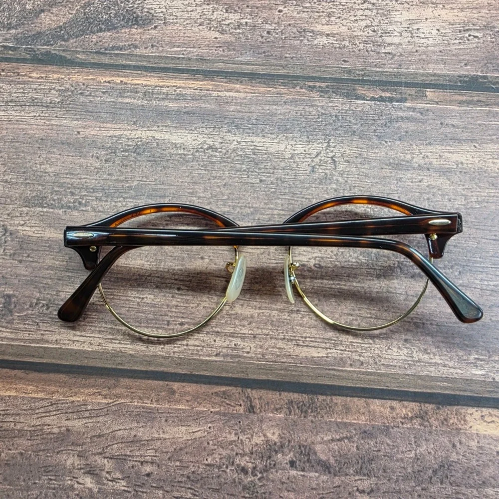Ray-Ban RB 4246-V 2372 Clubround Tortoise Gold Frames 47-19 140 Eyeglasses